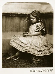 Maria White, 11. Juli 1864 (Sepia-Foto)